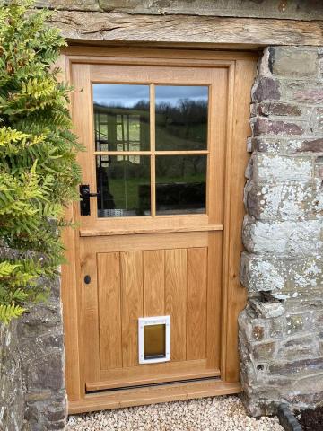 Stable door sale with cat flap